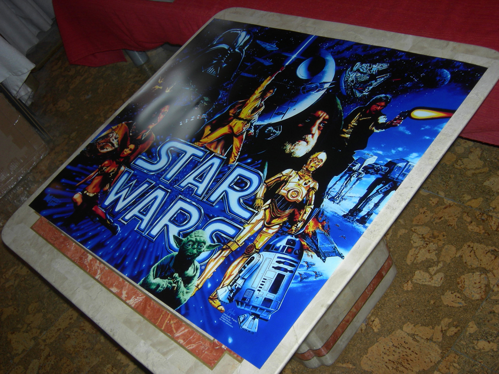 Several pinball translites printed reproduction for "N. user